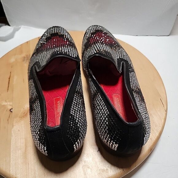 Louis Leeman Crystal Studded Loafers Men’s 45 Made in Italy Red Sole NWOB main image 7
